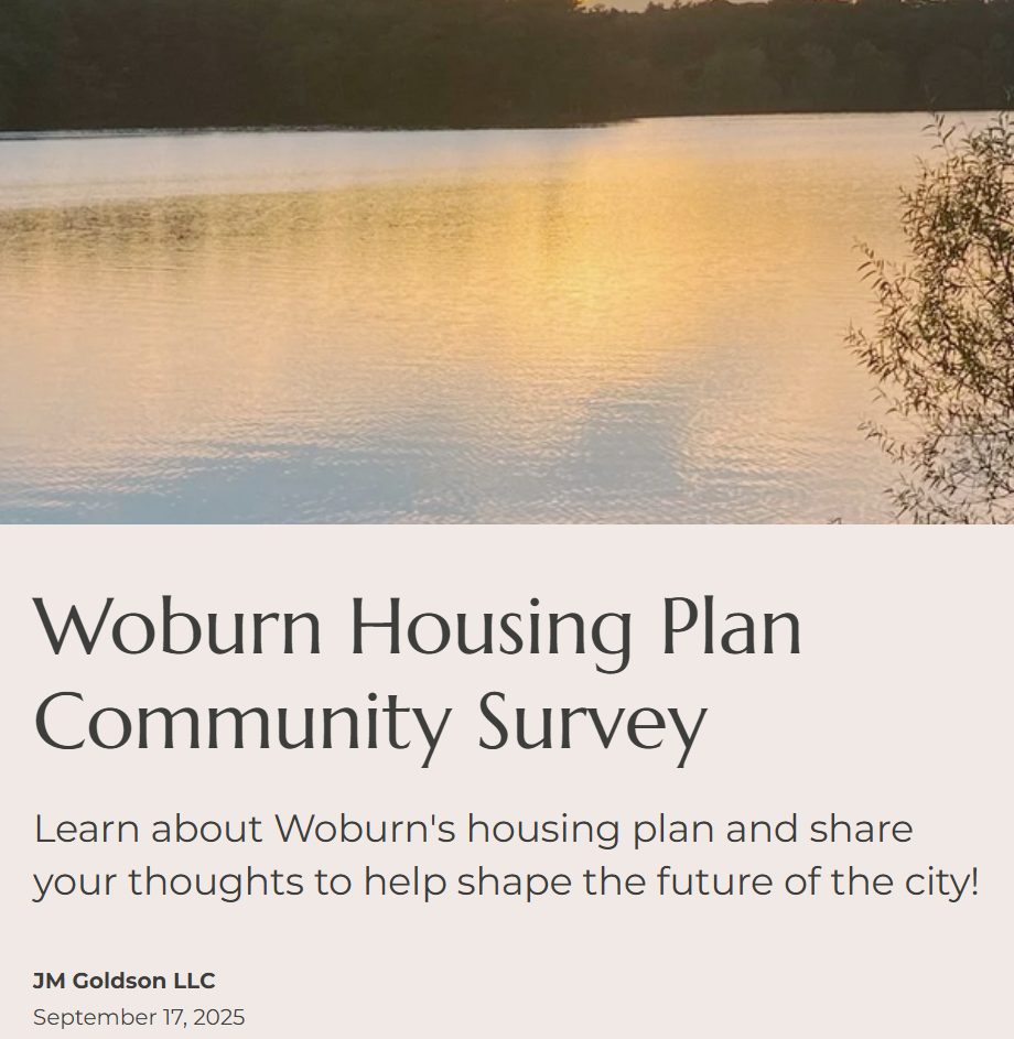 Share Your Voice, Shape Woburn’s Housing Future! City of Woburn